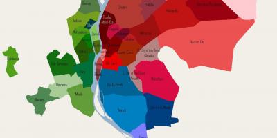 Cairo quartiere mappa