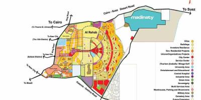 Mappa di new cairo city