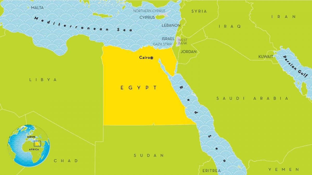 mappa africa cairo