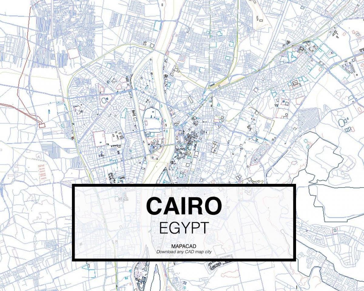 Mappa di cairo dwg