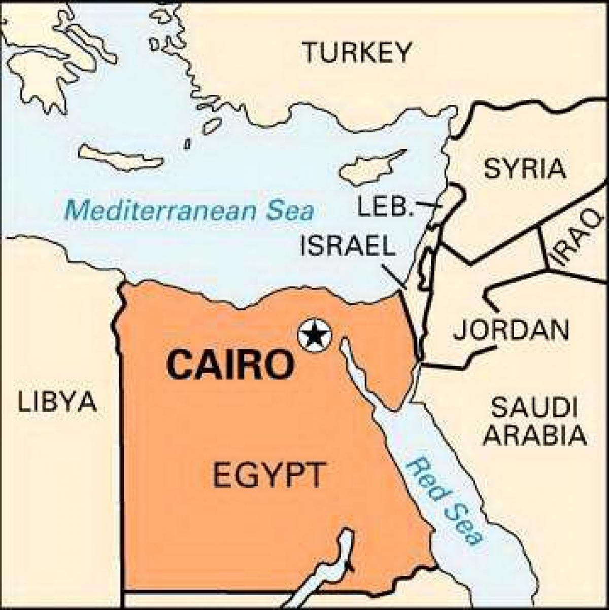 Posizione Sulla Mappa Di Cairo 
