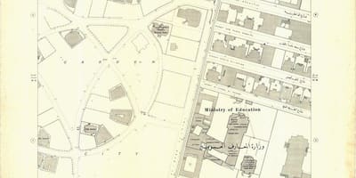 La mappa di città giardino cairo 
